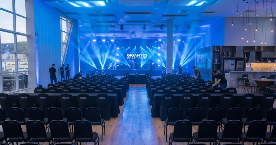 Ocean Place Barra Sul: palco Gigantes do Mercado